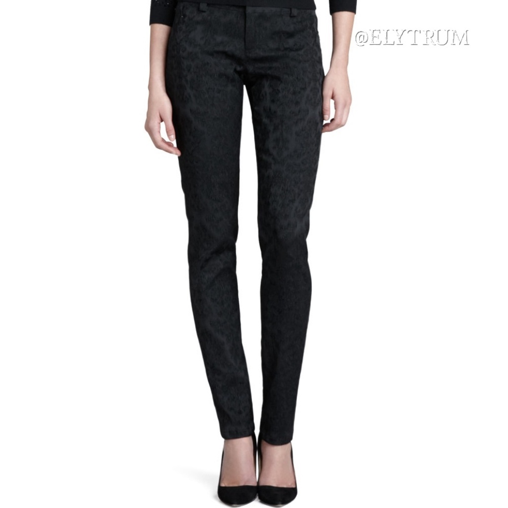 Kate Moss X Topshop rare holiday brocade pants.